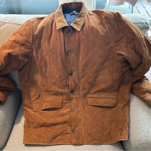Peter Millar Goatskin suede field coat. - Picture 2 of 11
